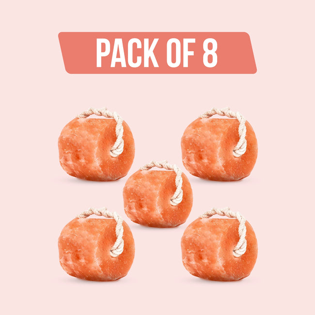Himalayan Animal Licking Salt Block - 5lbs - Pack of 8