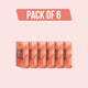Himalayan Pink Salt Bricks 8" x 4" x 2" - Pack of 6