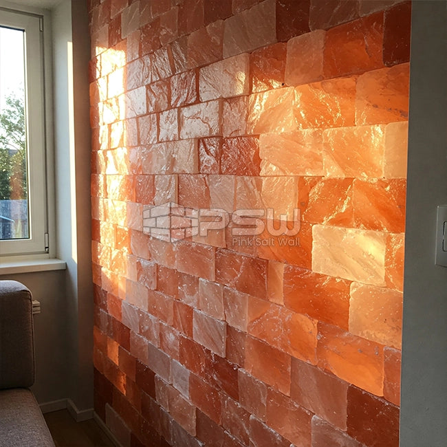Himalayan Salt Feature Wall for Residence