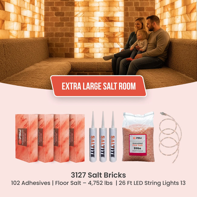Extra Large Salt Room: Perfect for Salt Therapy and Wellness