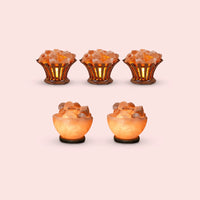 3 Gizmo - Basket of Himalayan Pink Salt 2 Ember - Himalayan Pink Salt Fire Bowl