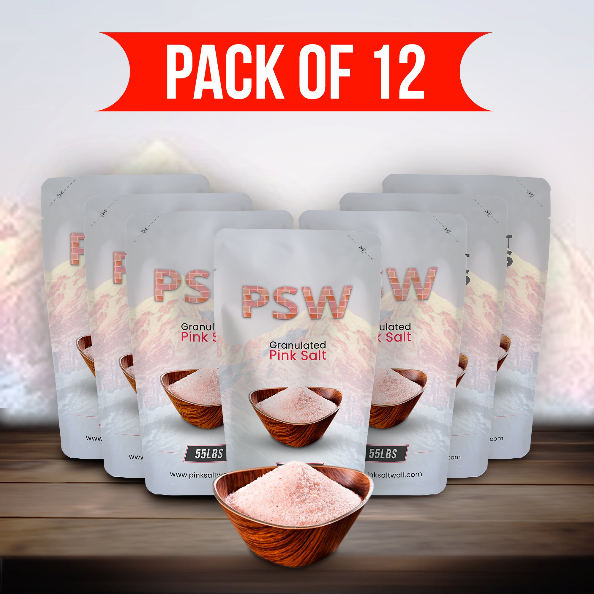 Granulated Salt For Floor (660lbs pack) - Pack of 12