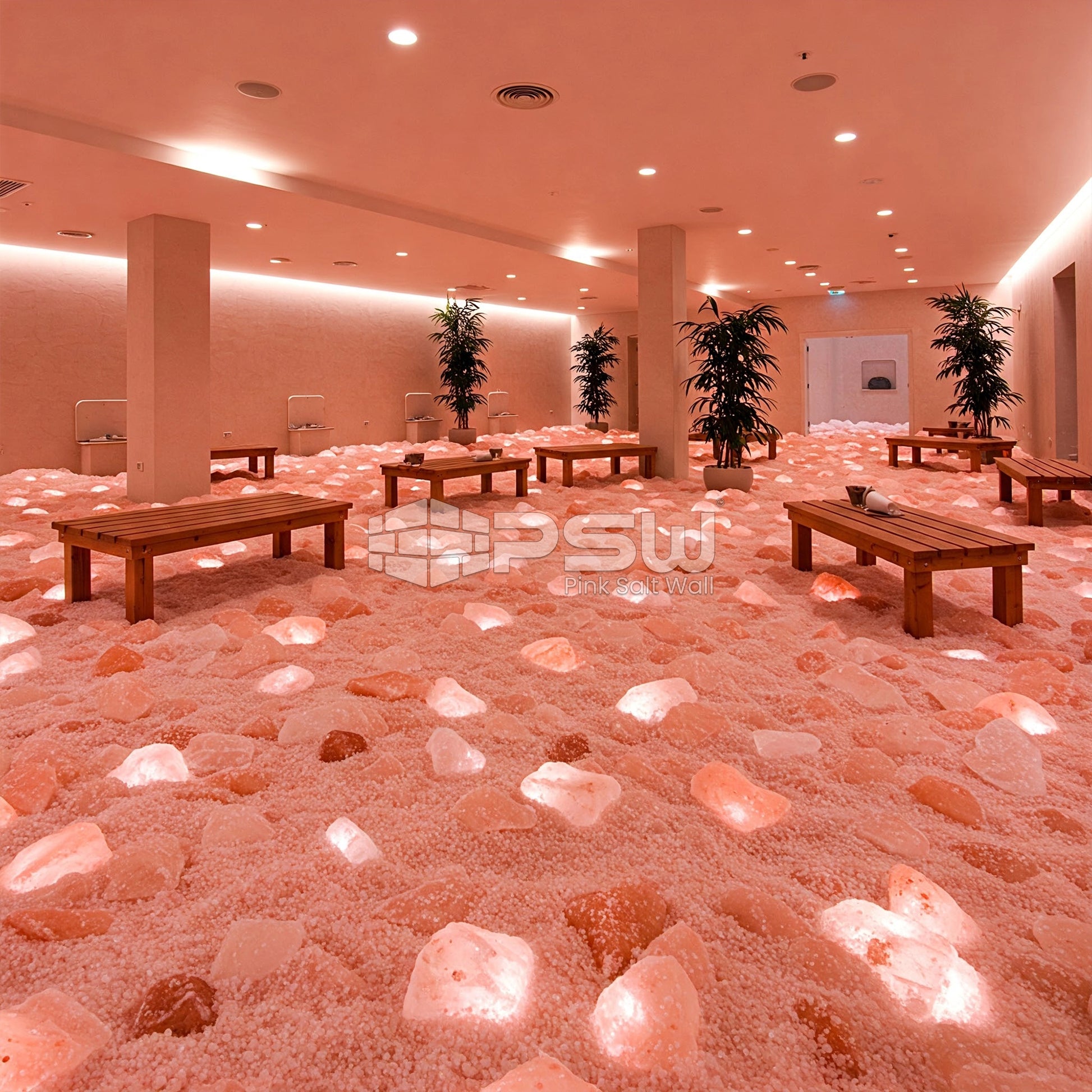 Granulated Salt for floor in room