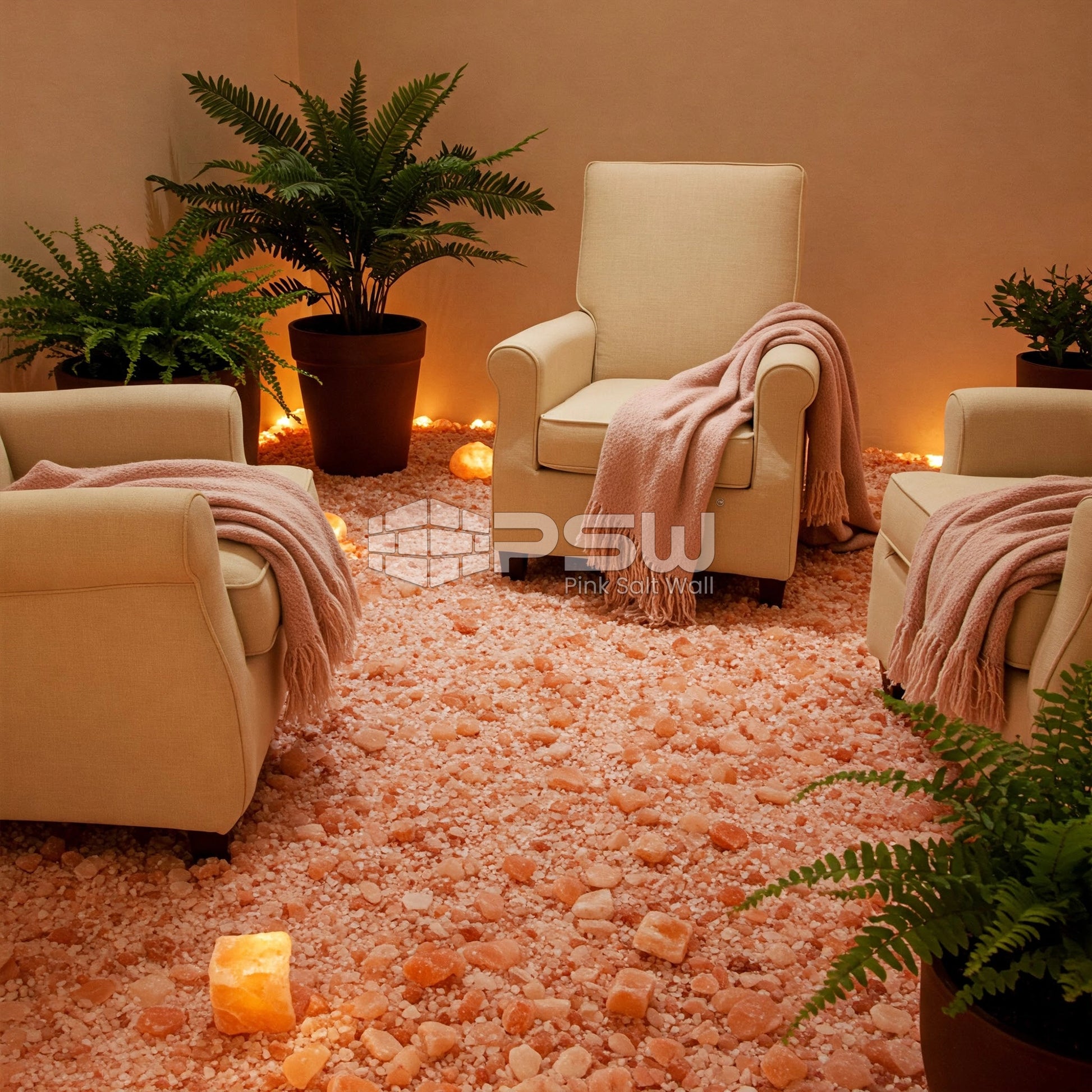 Granulated salt For Floor In Living Room