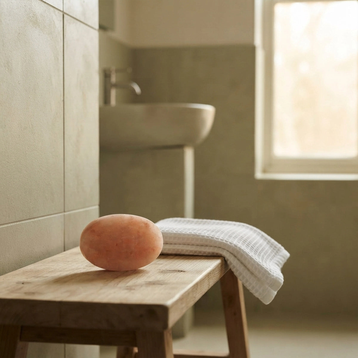 Himalayan Pink Salt Scrub Soap for Body Exfoliation