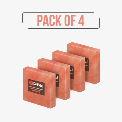 Himalayan Pink Salt Tiles (Pack of 4) - 8” x 8” x 1”
