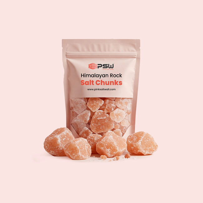 Himalayan Rock Salt Chunks - Salt rocks - Pink Salt Wall