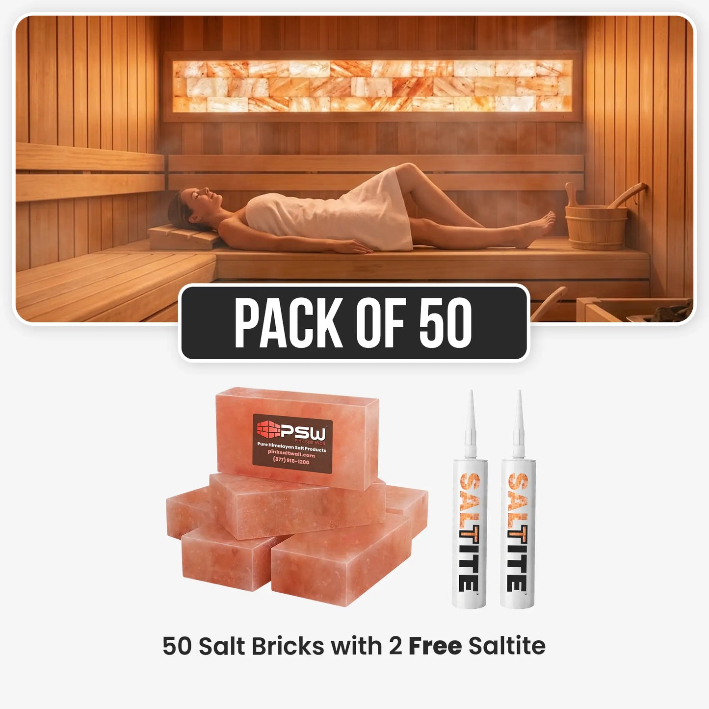 Himalayan Salt Bricks for sauna