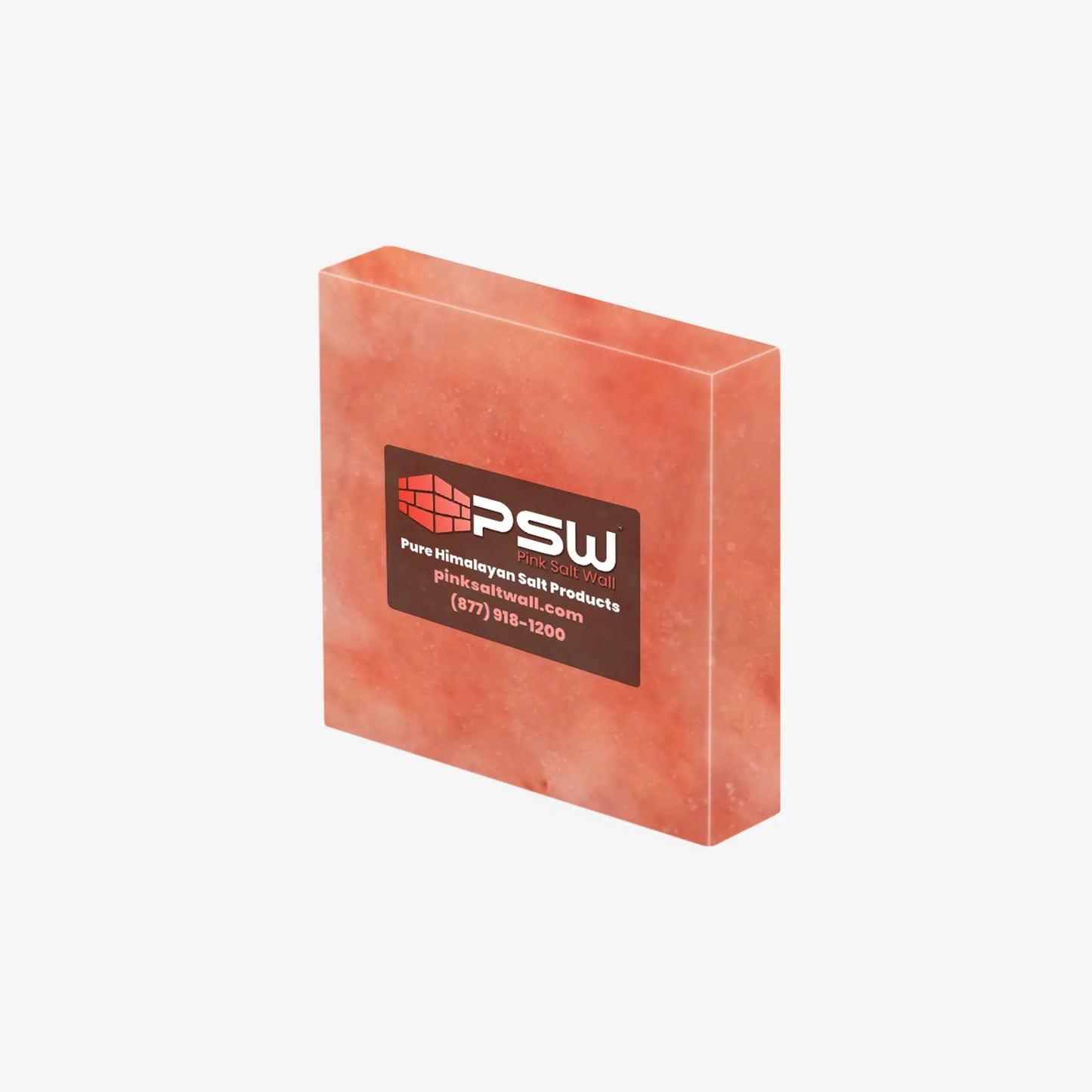 Himalayan salt tile (4" x 4" x 1")