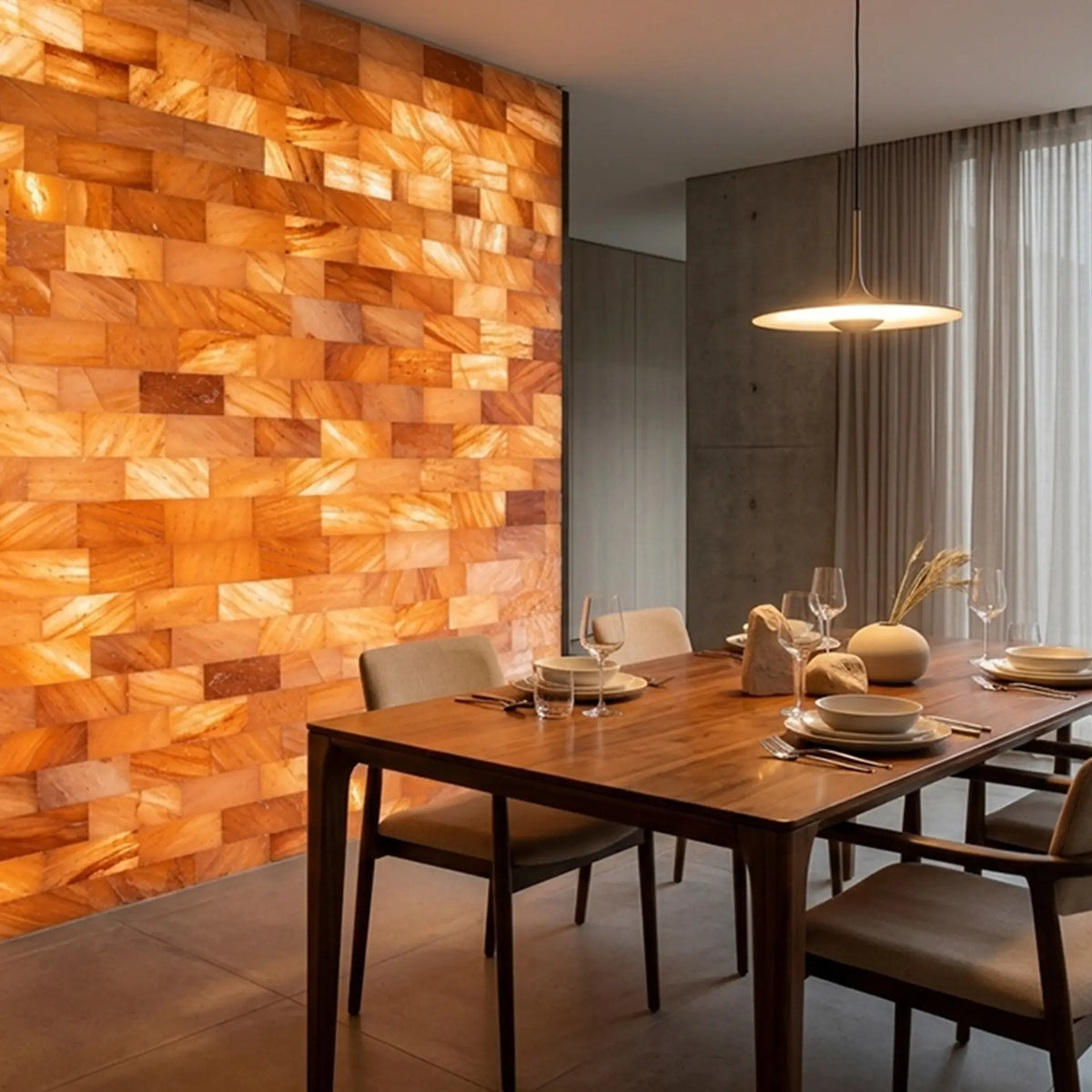 Himalayan salt blocks for walls