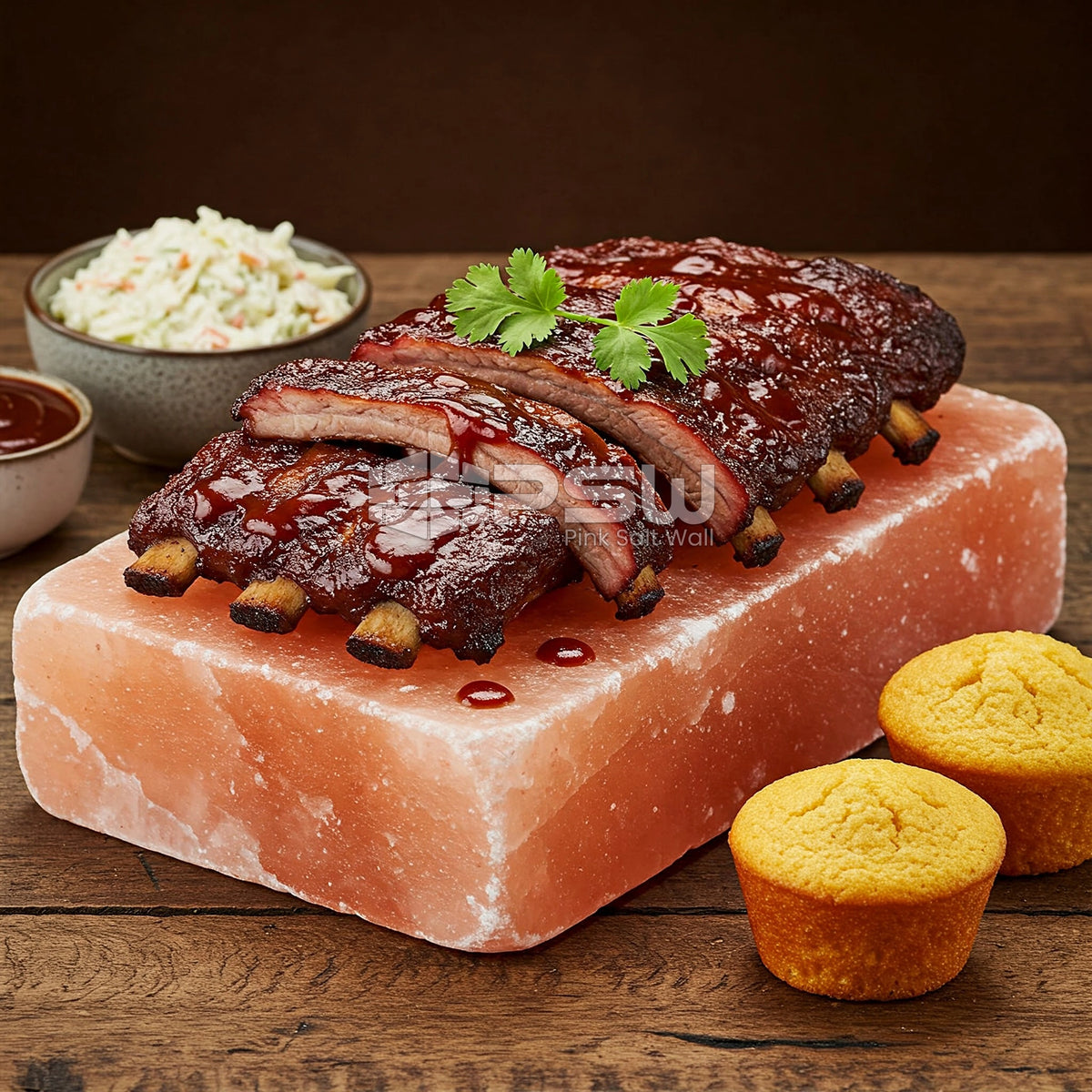Himalayan salt plate for cooking, presenting, and serving appetizers