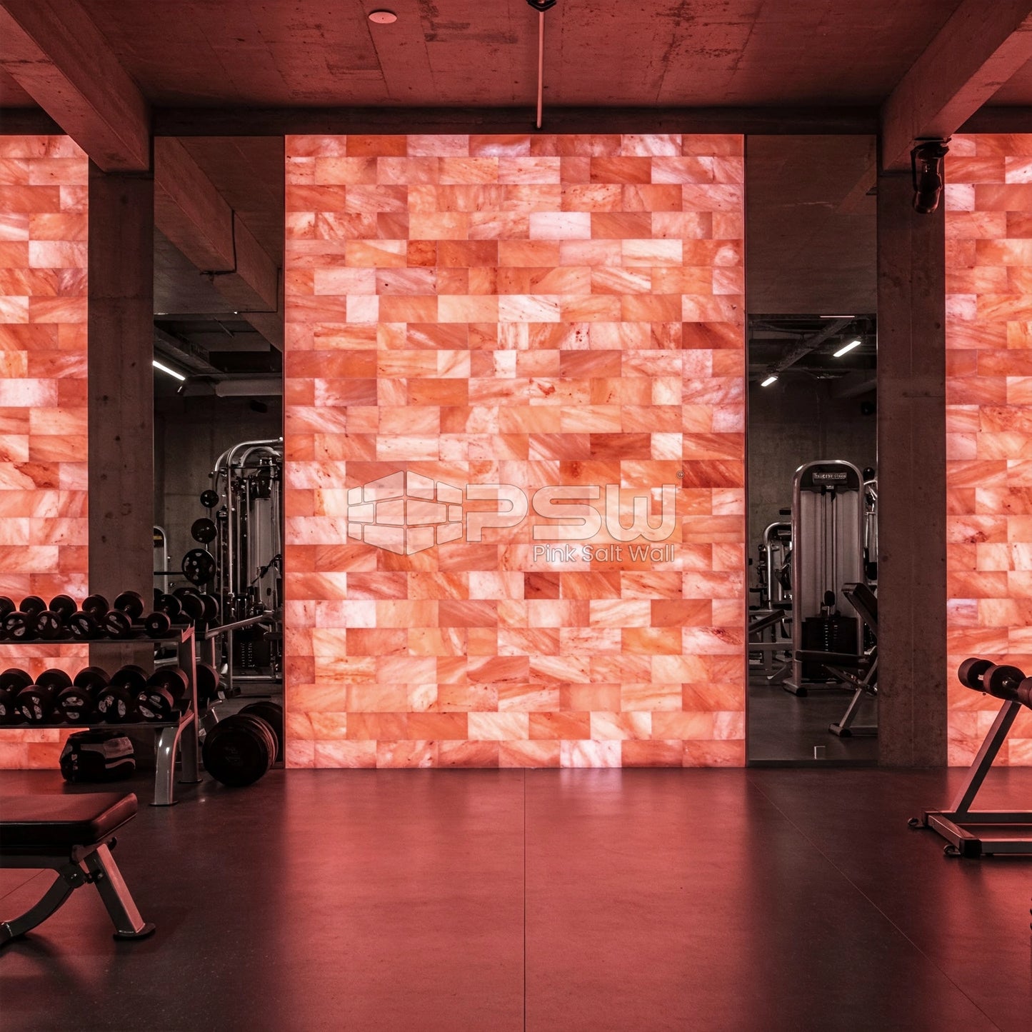 Himalayan salt tiles for gym centers