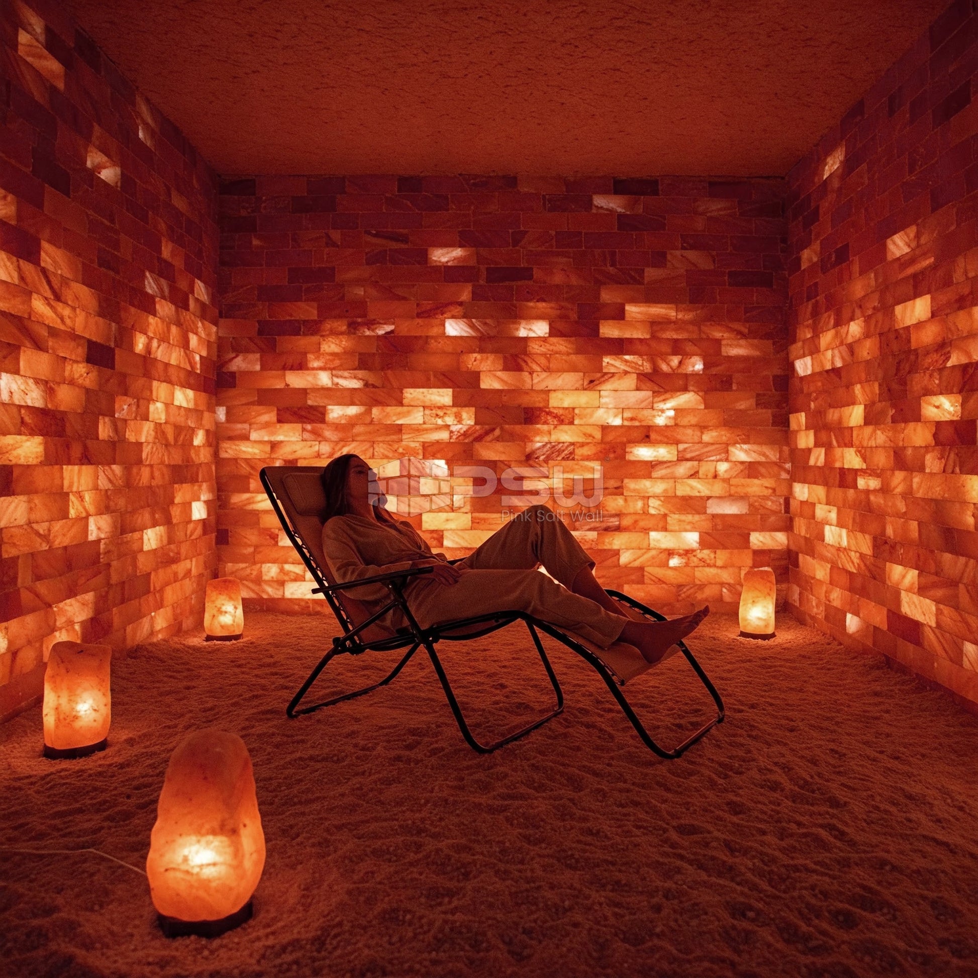 Salt bricks for sauna