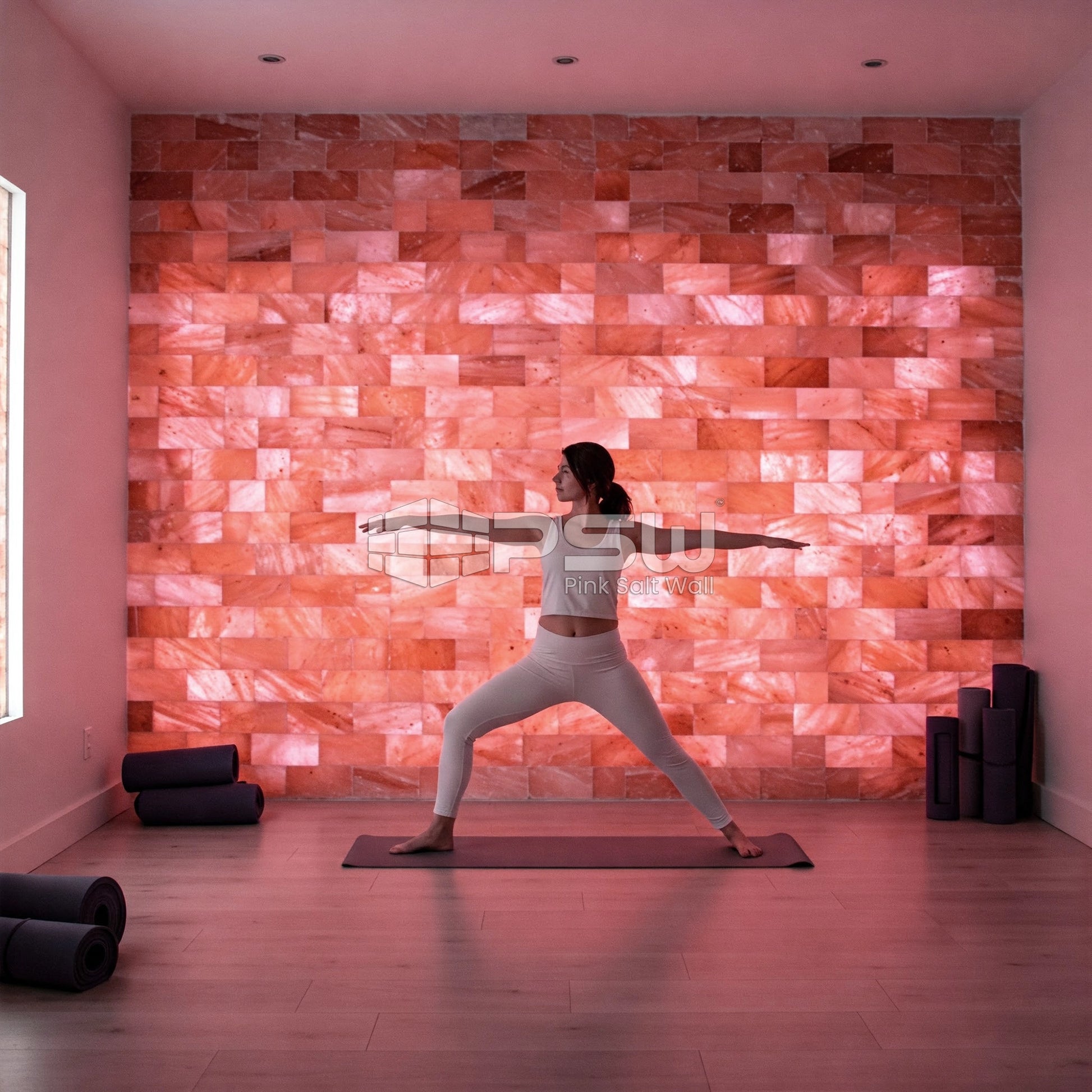 Salt Blocks for yoga wall