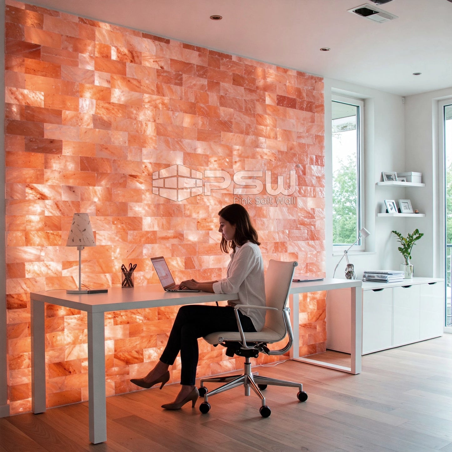 Himalayan Pink Salt Tile (12" x 8" x 2")
