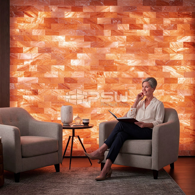 Himalayan Pink Salt Tile (12" x 4" x 1") - Pack of 10