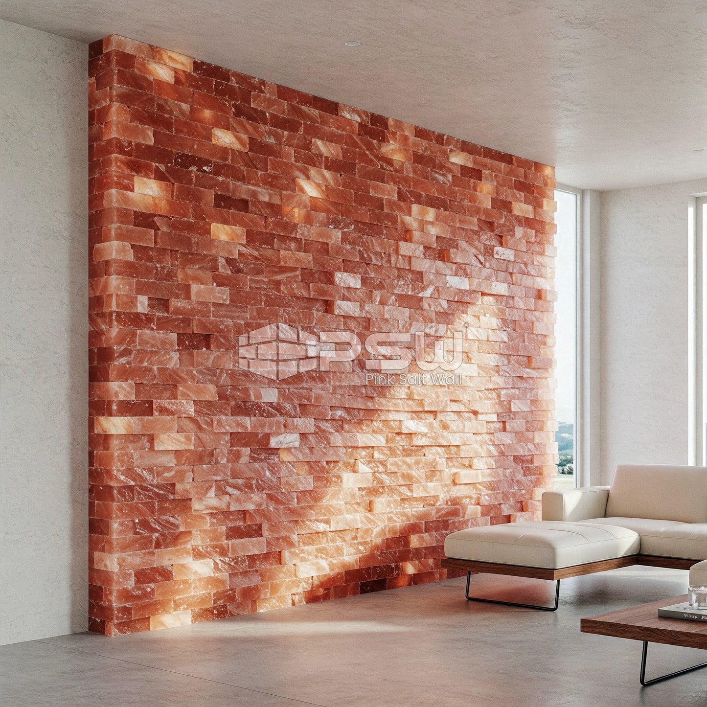 pink salt tiles for wall