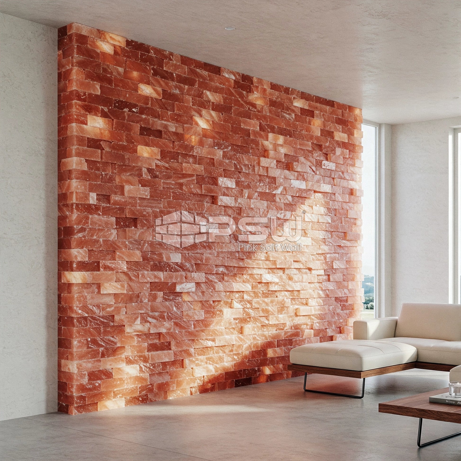 pink salt tiles for wall