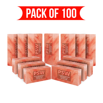 Himalayan Salt Bricks 8" x 4" x 2" Pack of 100 With 3 free Saltite