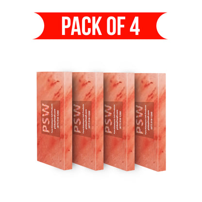 Himalayan Pink Salt Tiles 8" x 4" x 1" - Pack of 4 - Free Shipping