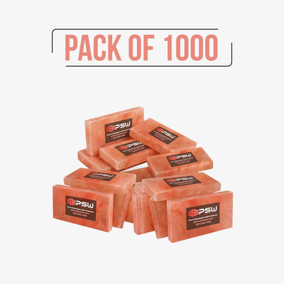 Pack of 1000 - Himalayan Pink Salt Tiles 8" x 4" x 1"