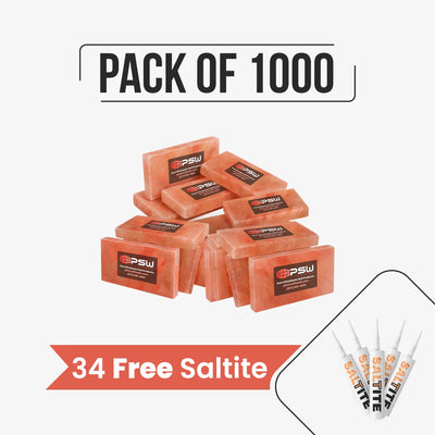Salt Tiles 8" x 4" x 1" - Pack of 1000 with 34 free saltite