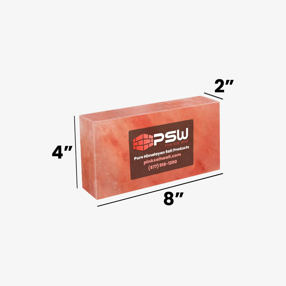 8" × 4" × 2" Standard bricks 