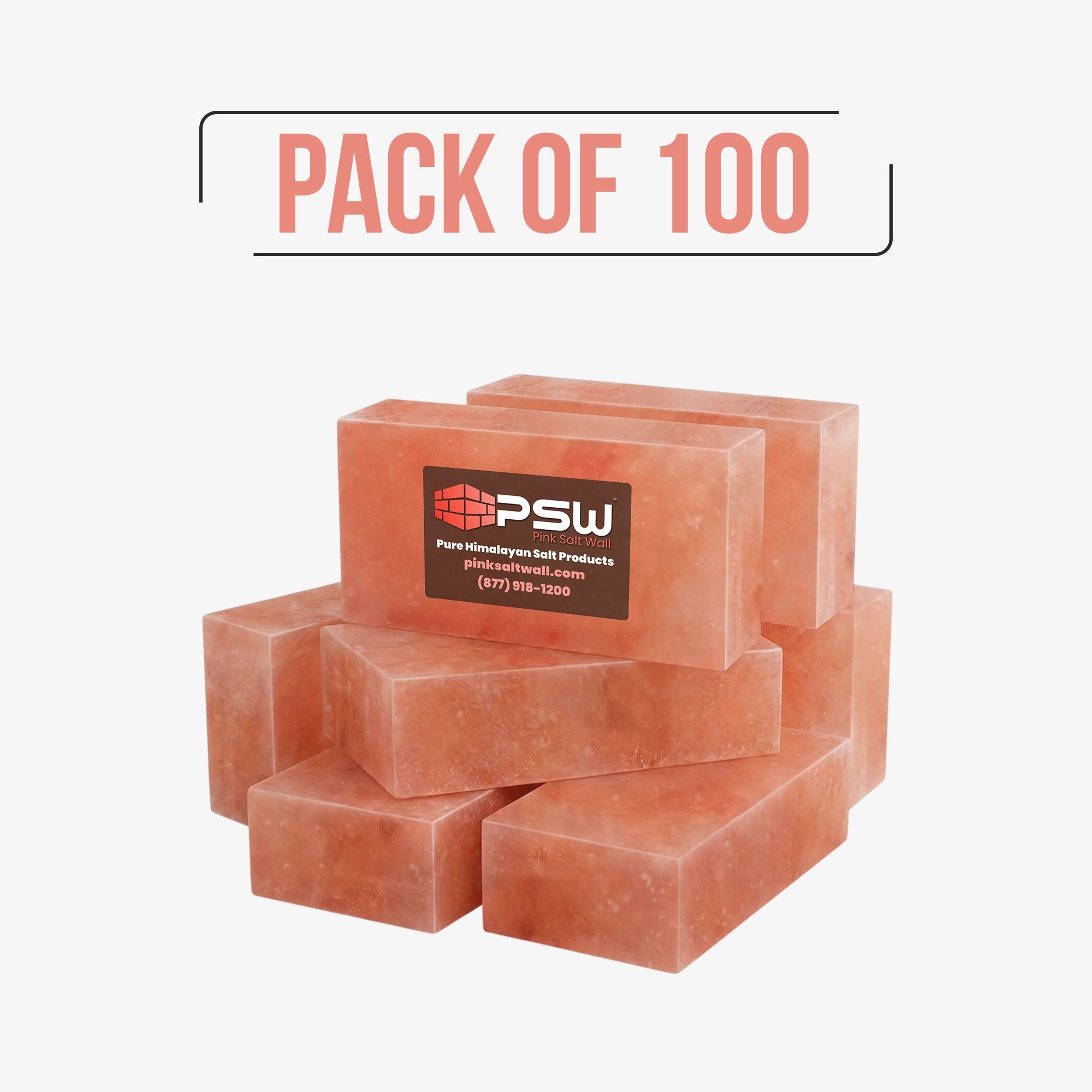 Himalayan salt brick (Pack of 100)