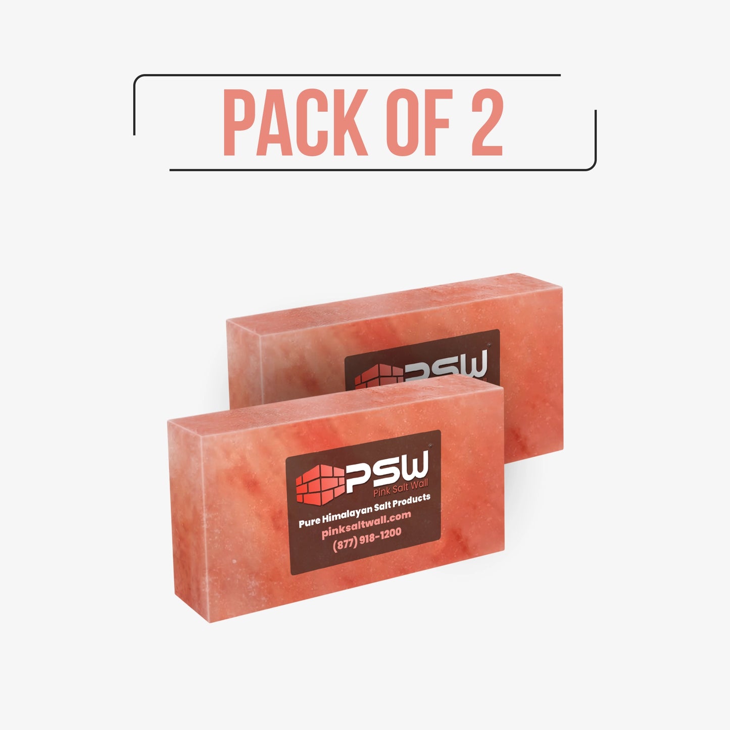 Pink Salt Bricks (Pack of 2)