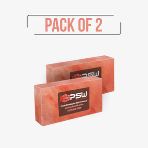 Duo – Himalayan Salt Bricks 8" x 4" x 2" - Pack of 2 - Free Shipping