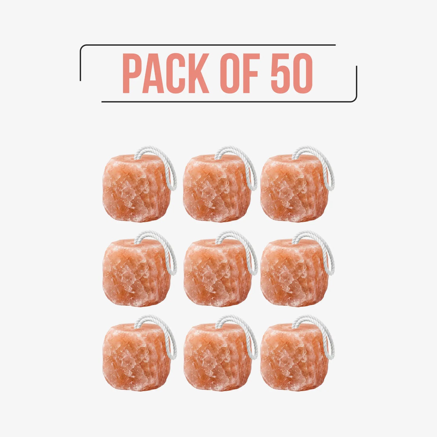 Himalayan Animal Licking Salt Block - 5lbs - Pack of 50
