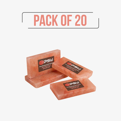 Himalayan Pink Salt Tiles 8" x 4" x 1" - Pack of 20