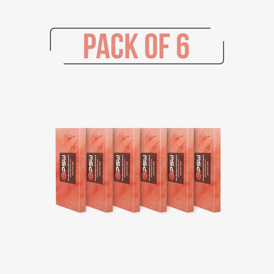 Himalayan Pink Salt Tiles 8" x 4" x 1" - Pack of 6