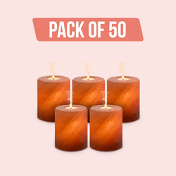 SaltCure - Himalayan Pink Salt Candle 4 inches - Pack of 50