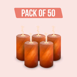 SaltCure - Himalayan Pink Salt Candle 6 inches - Pack of 50