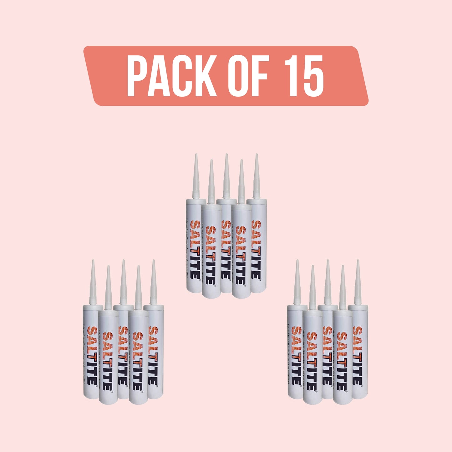Himalayan Salt Adhesives pack of 15