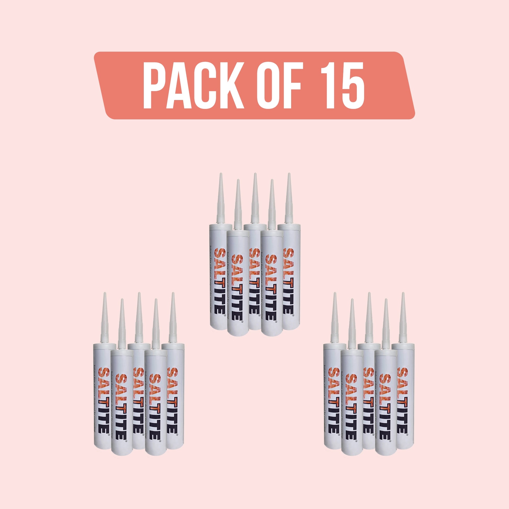 Himalayan Salt Adhesives pack of 15