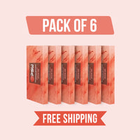 Himalayan Pink Salt Tiles 8" x 4" x 1" - Pack of 6