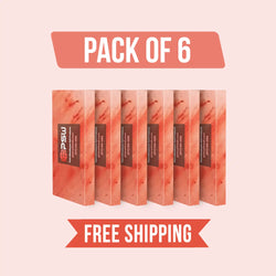 Himalayan Pink Salt Tiles 8" x 4" x 1" - Pack of 6
