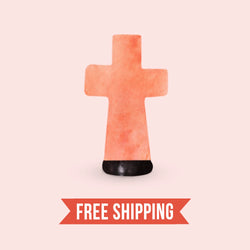 Vigor - Himalayan Pink Salt Cross Lamp