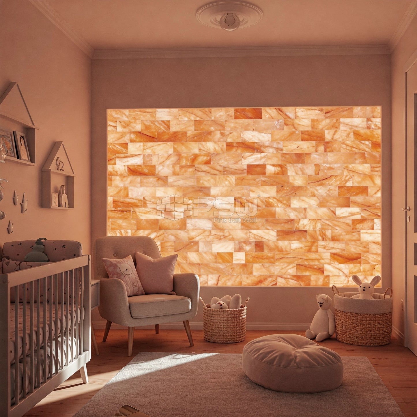pink Salt Block for wall