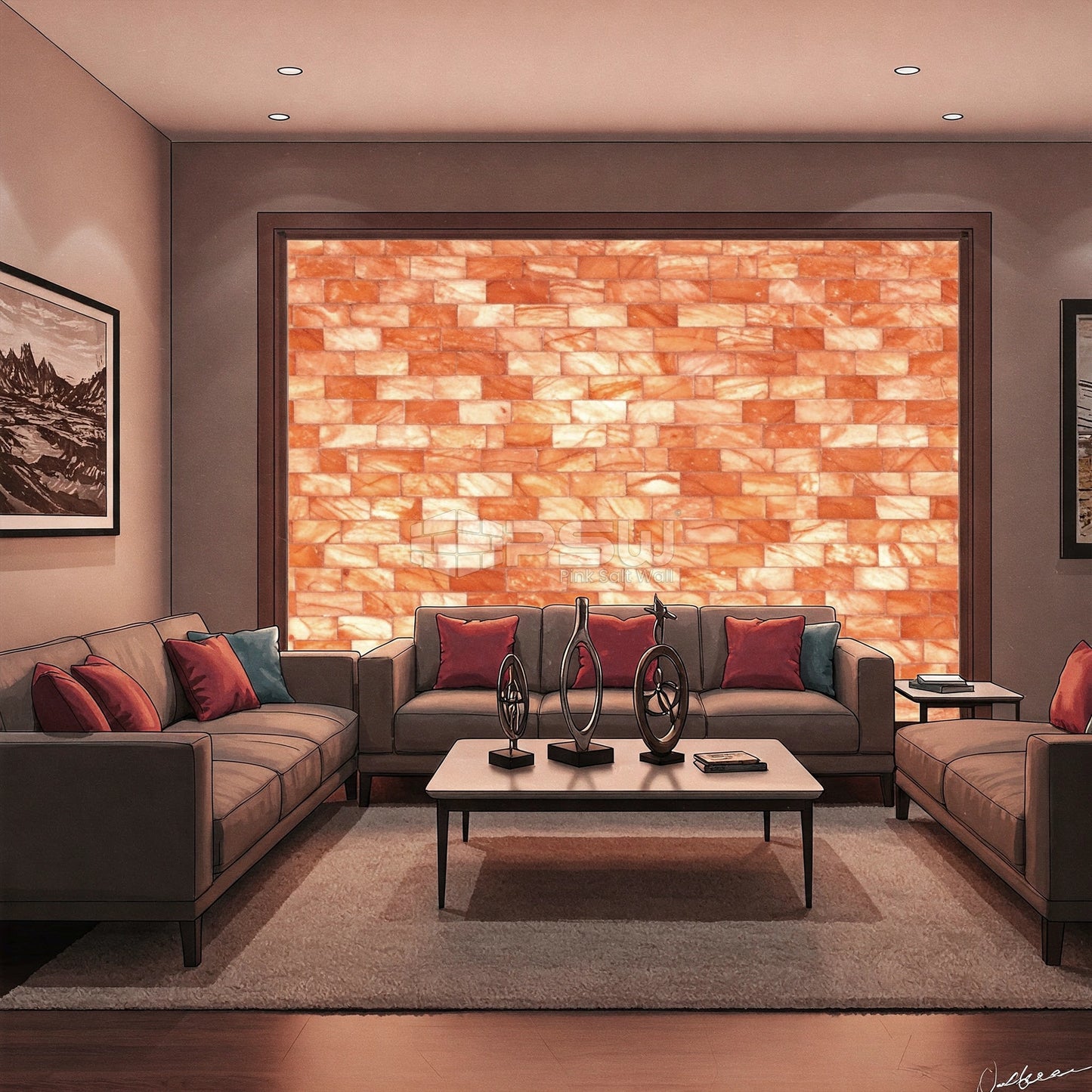Himalayan Pink Salt Brick (10" x 6" x 2")