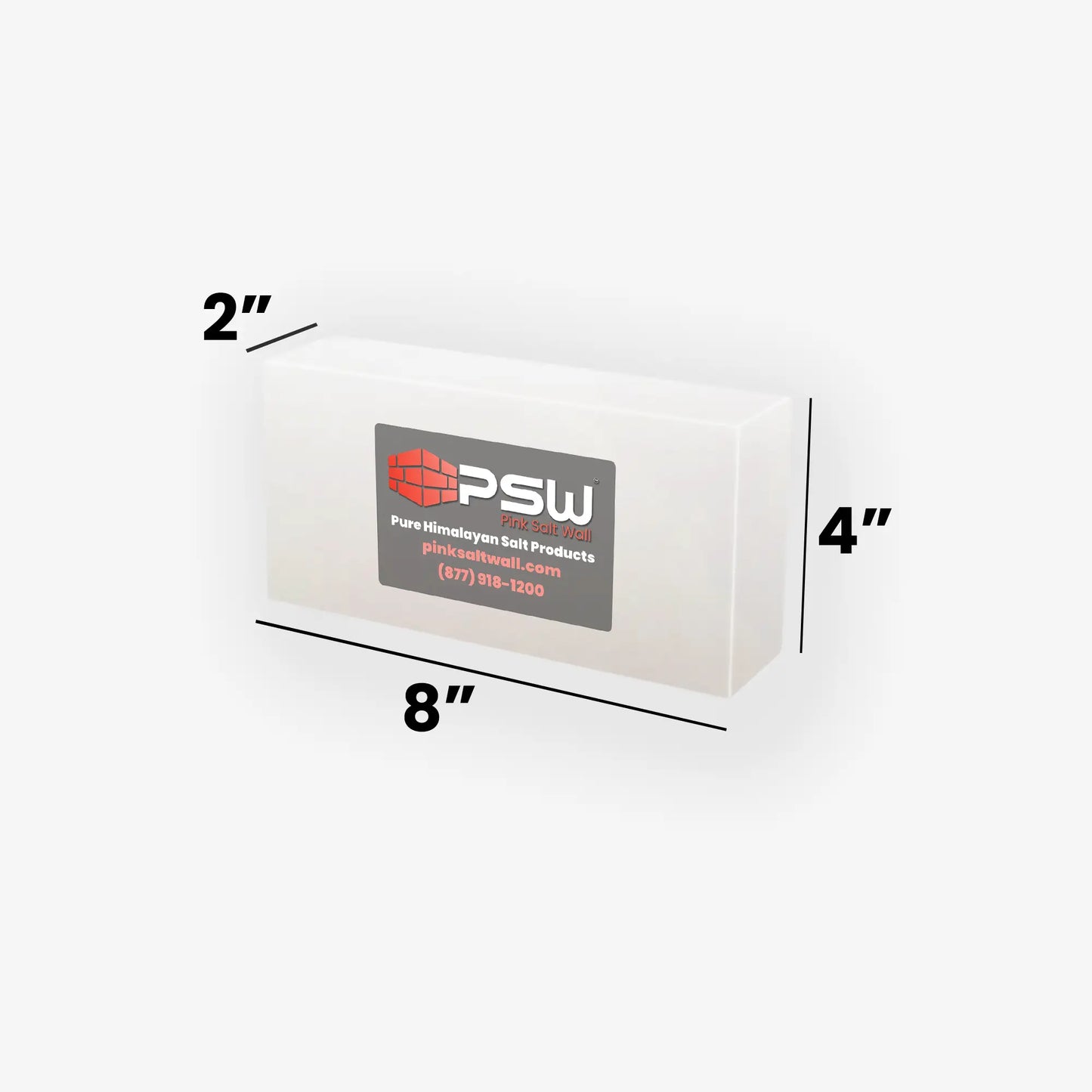 Himalayan White Salt Bricks 8" x 4" x 2" - Pack of 100