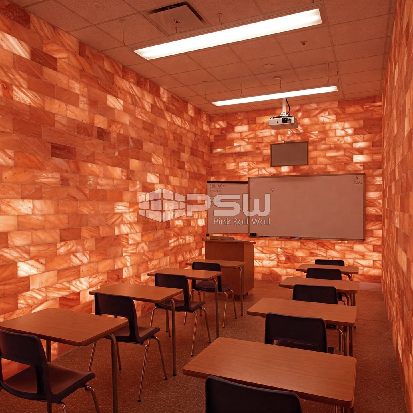 pink salt tiles for wall