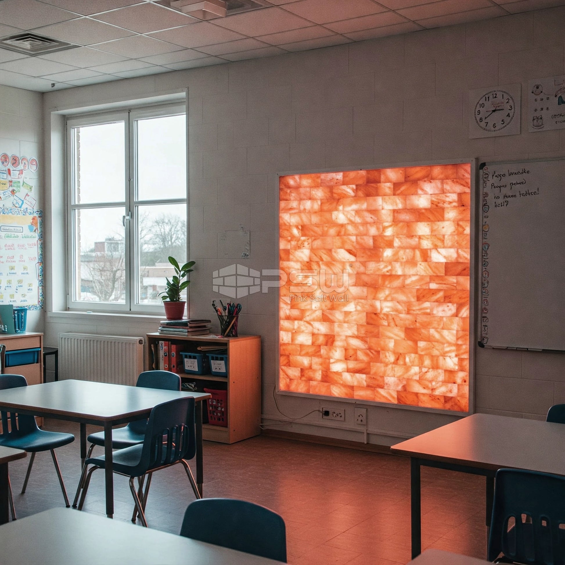 Himalayan salt tiles for walls