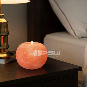 Monroe – Bowl Shaped Himalayan Pink Salt Candle - Pack of 10