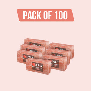 Himalayan Salt Bricks 8" x 4" x 2" One Side Natural - Pack of 100