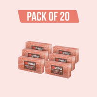 Himalayan Salt Bricks 8" x 4" x 2" One Side Natural - Pack of 20