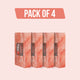 Himalayan Salt Bricks 8" x 4" x 2" One Side Natural Bricks - Pack of 4