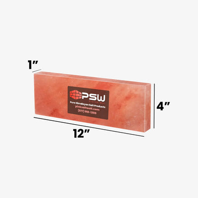 pink salt Tile (12" x 4" x 1")
